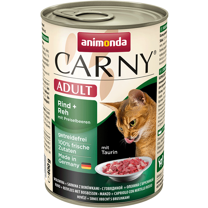 ANIMONDA Carny Adult srnčí & brusinky 400g