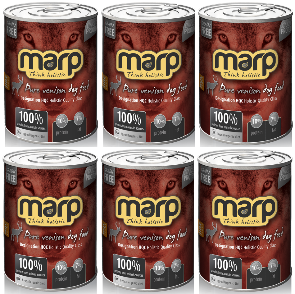 MARP Holistic Pure Venison Dog Can Food 6 x 400g