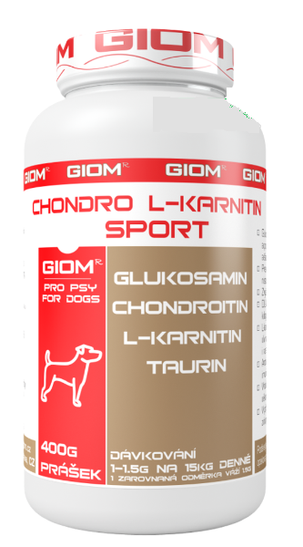 GIOM ERA Chondro L-karnitin sport pro psy 400g