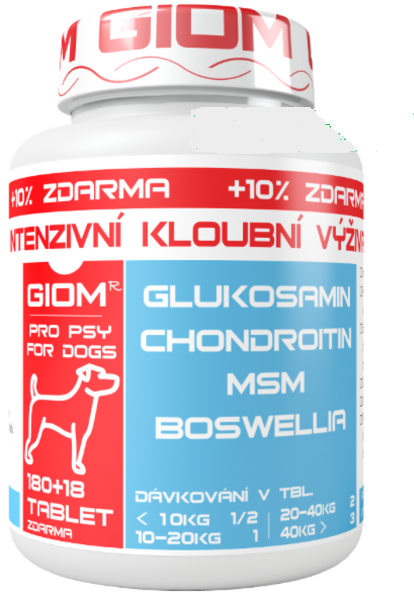GIOM ERA pes Intenzivní kloubní výživa 180 tbl
