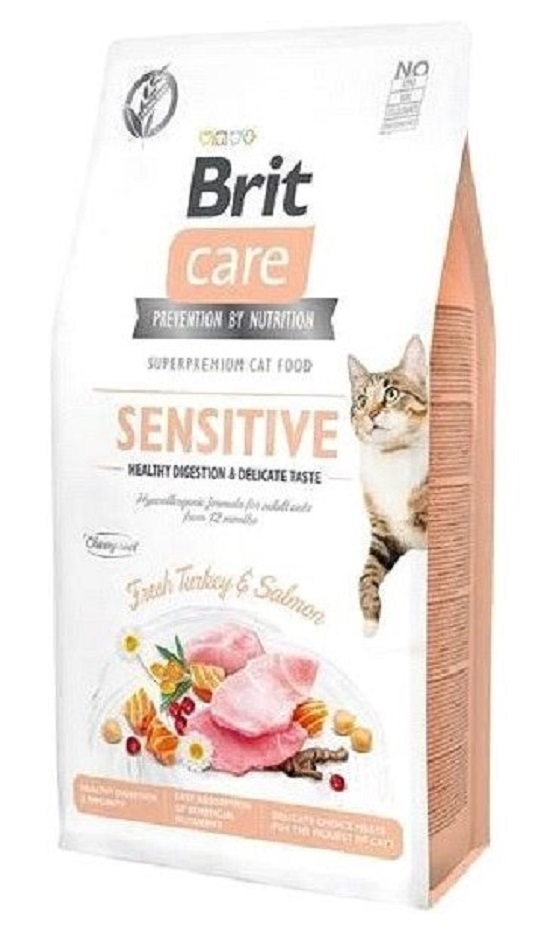 BRIT Care Cat GF Sensitive Healthy Digest & Delic. Taste 7 kg