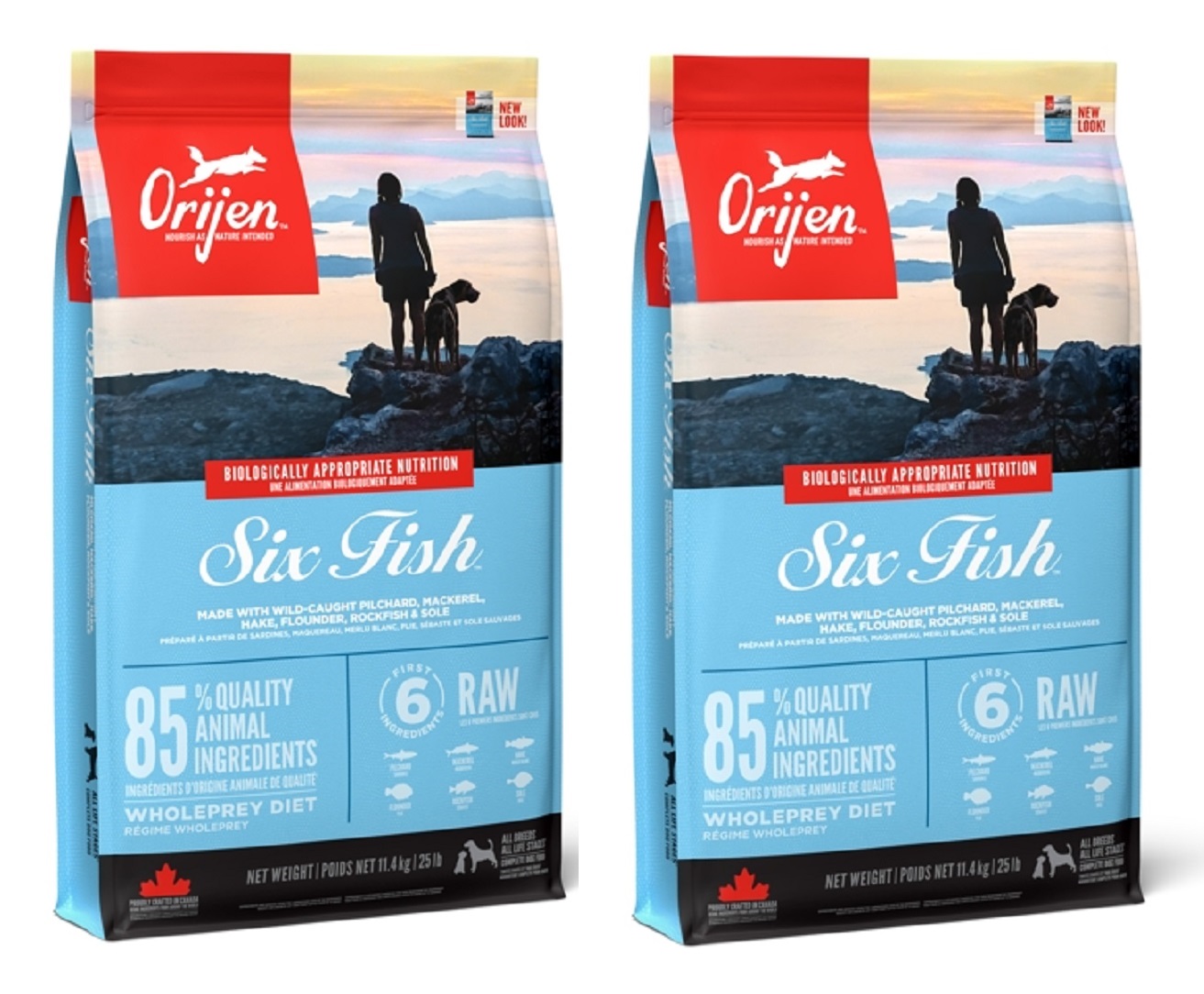 ORIJEN Dog Six Fish 2 x 11,4 kg