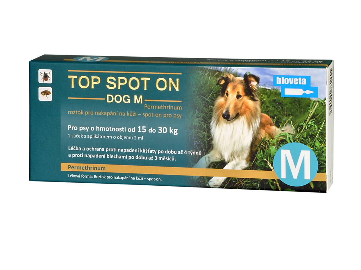 BIOVETA Top spot on dog M 1x2ml