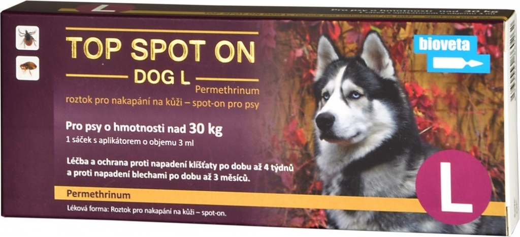 BIOVETA Top spot on dog L 1x3ml