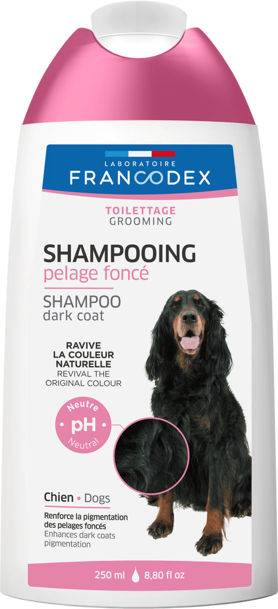 FRANCODEX Šampon černá srst pes 250ml