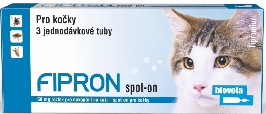 FIPRON 50mg spot-on Cat a.u.v. sol 1x0,5 ml