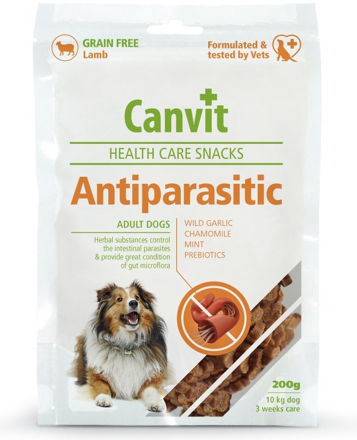 Canvit Snacks Antiparasitic 200g