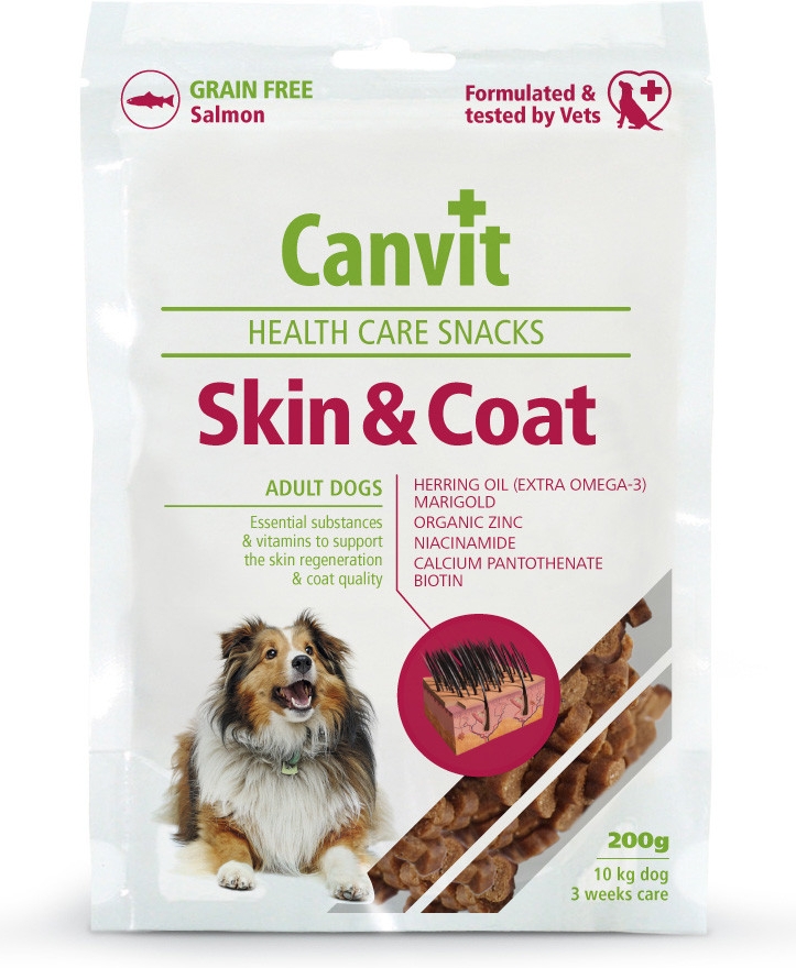 Canvit Snacks Skin & Coat 200g