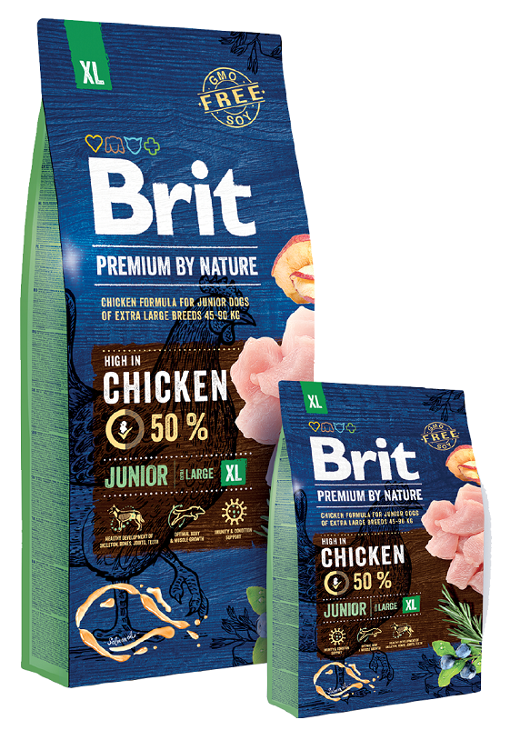 BRIT Premium Dog by Nature Junior XL 15 kg