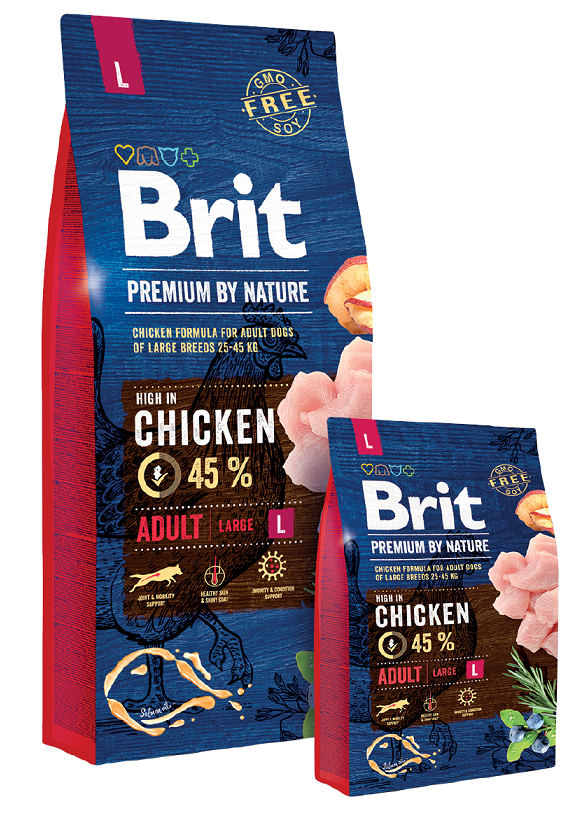 BRIT Premium Dog by Nature Adult L 15 kg