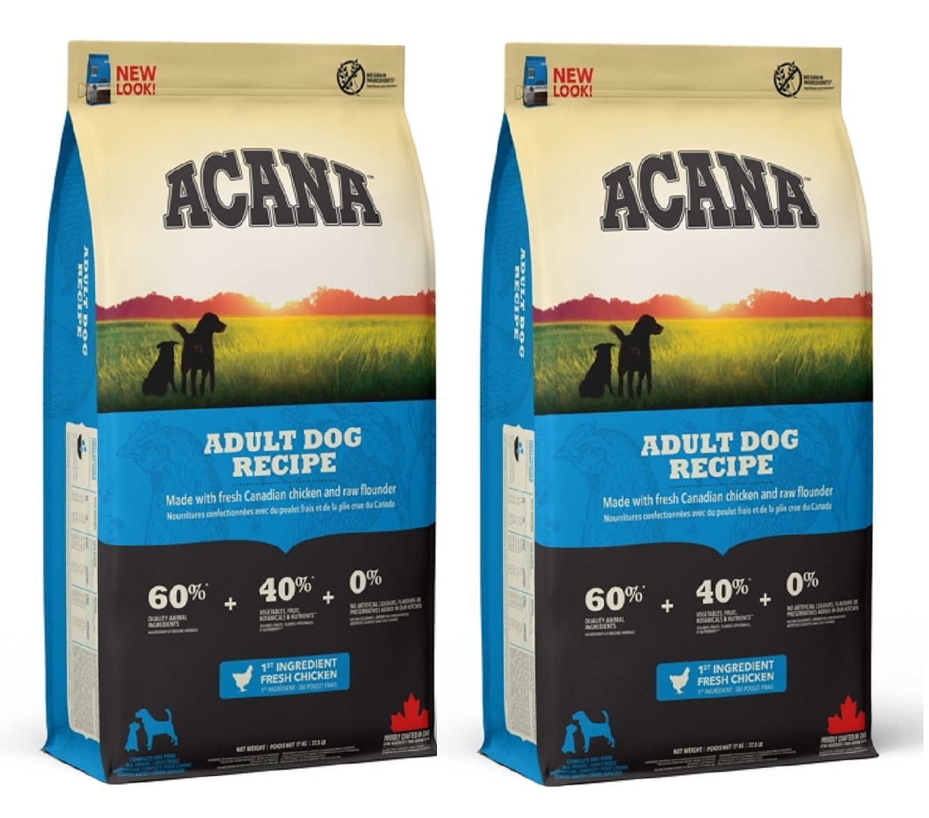 ACANA Heritage Adult Dog 2 x 17 kg