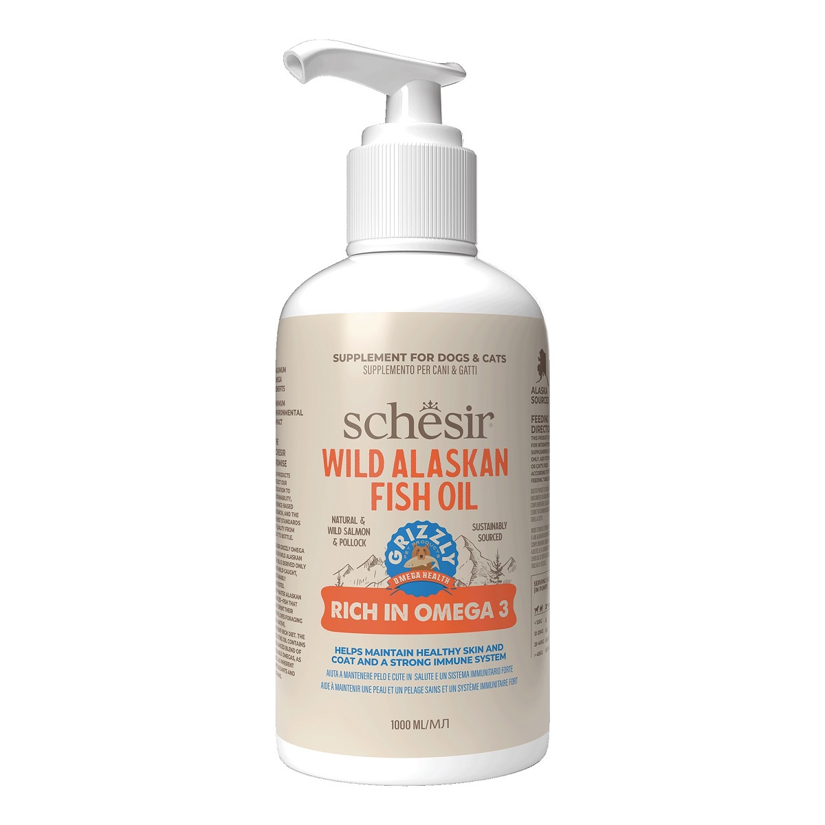 GRIZZLY Wild Salmon Oil 1000ml