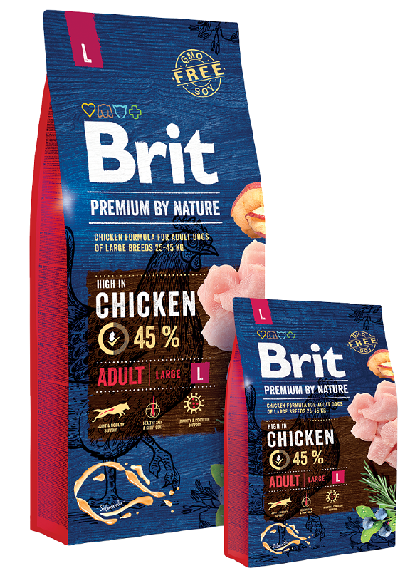 BRIT Premium Dog by Nature Adult L 2 x 15 kg