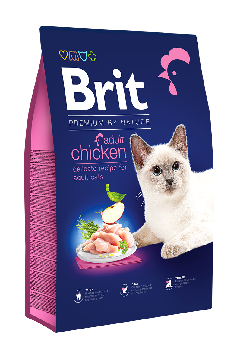 BRIT Premium Cat Adult Chicken 8 kg
