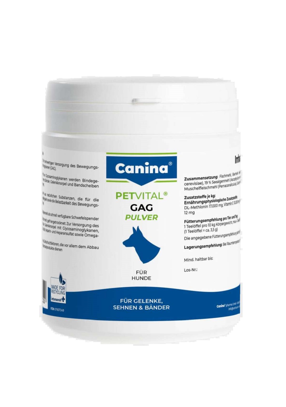 CANINA Petvital GAG plv. 200g