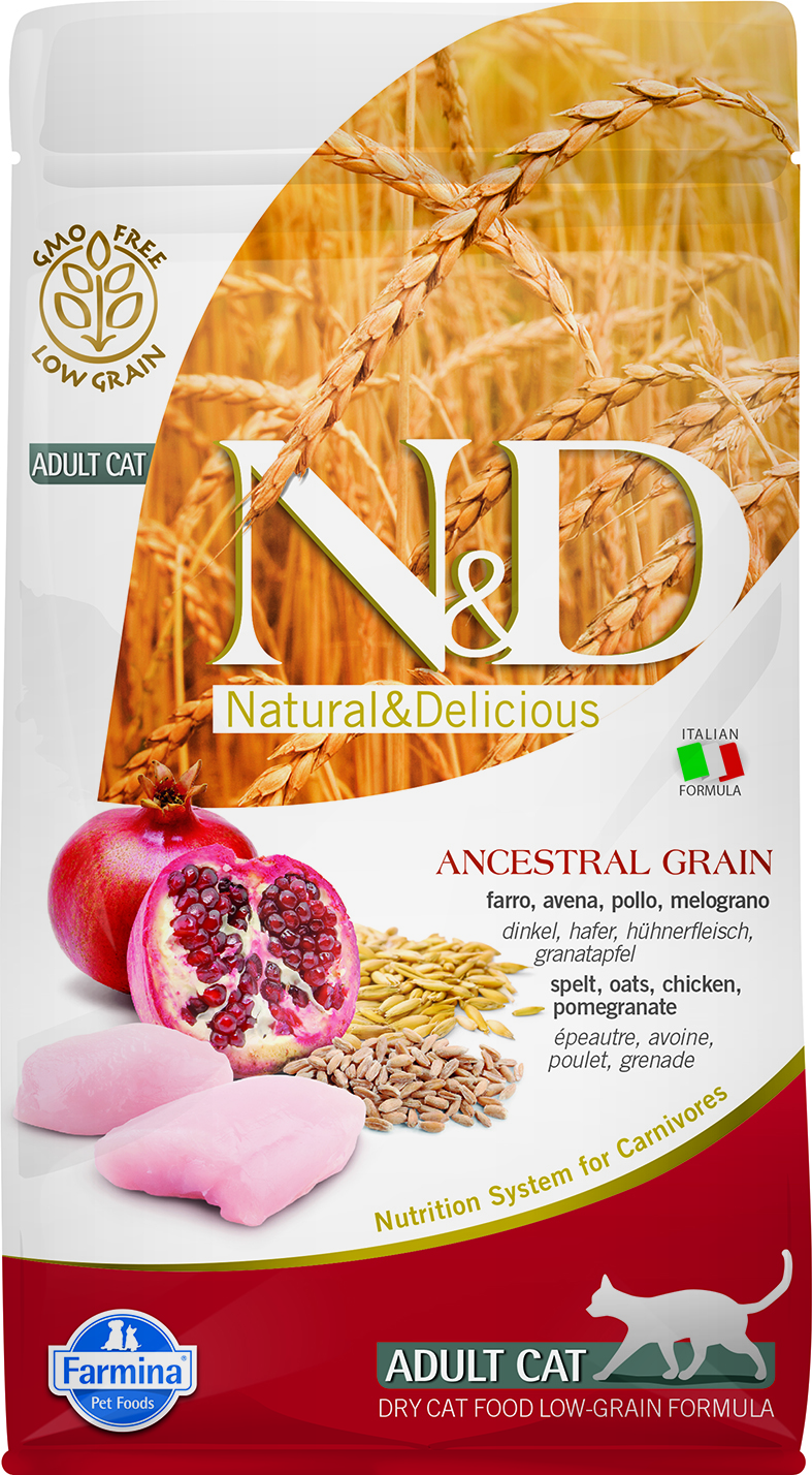 N&D LG CAT Adult Chicken & Pomegranate 1,5 kg