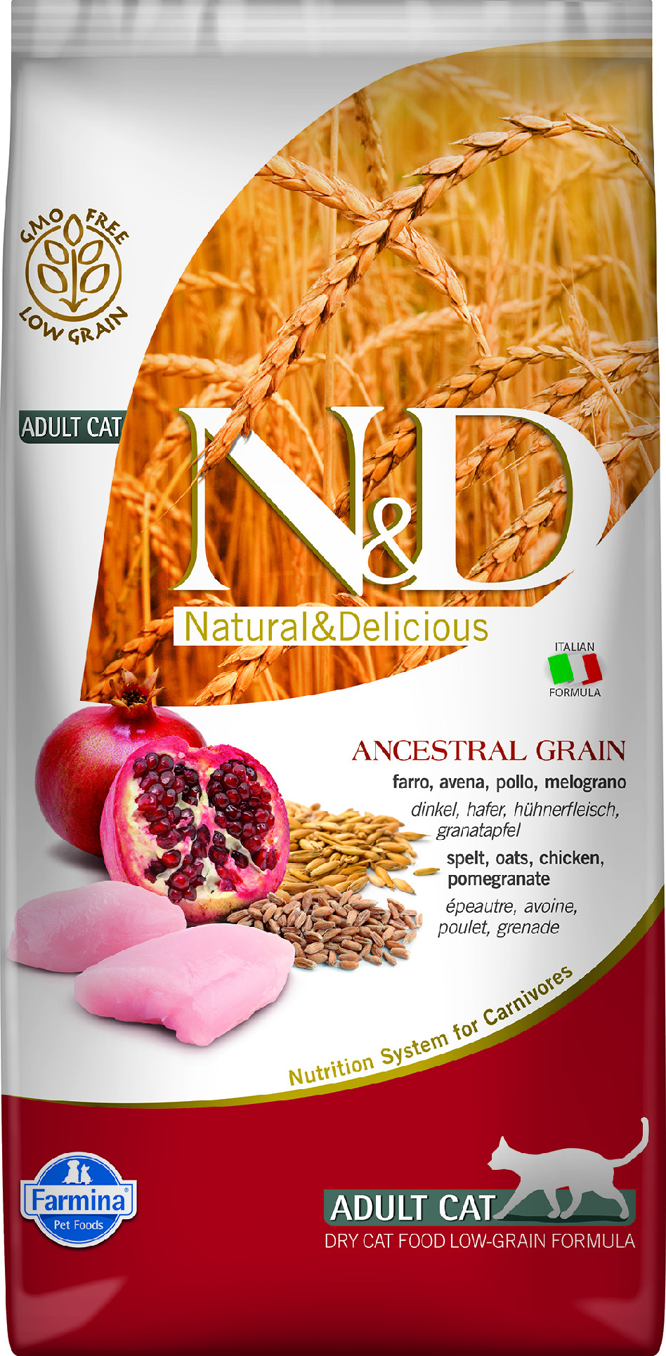 N&D LG CAT Adult Chicken & Pomegranate 5 kg