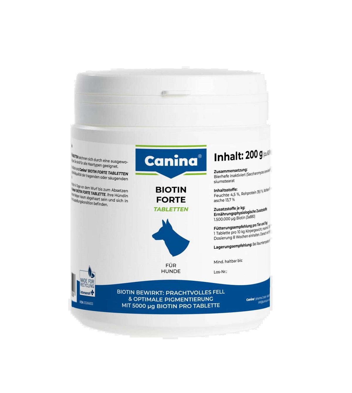 CANINA Biotin forte 60tbl.