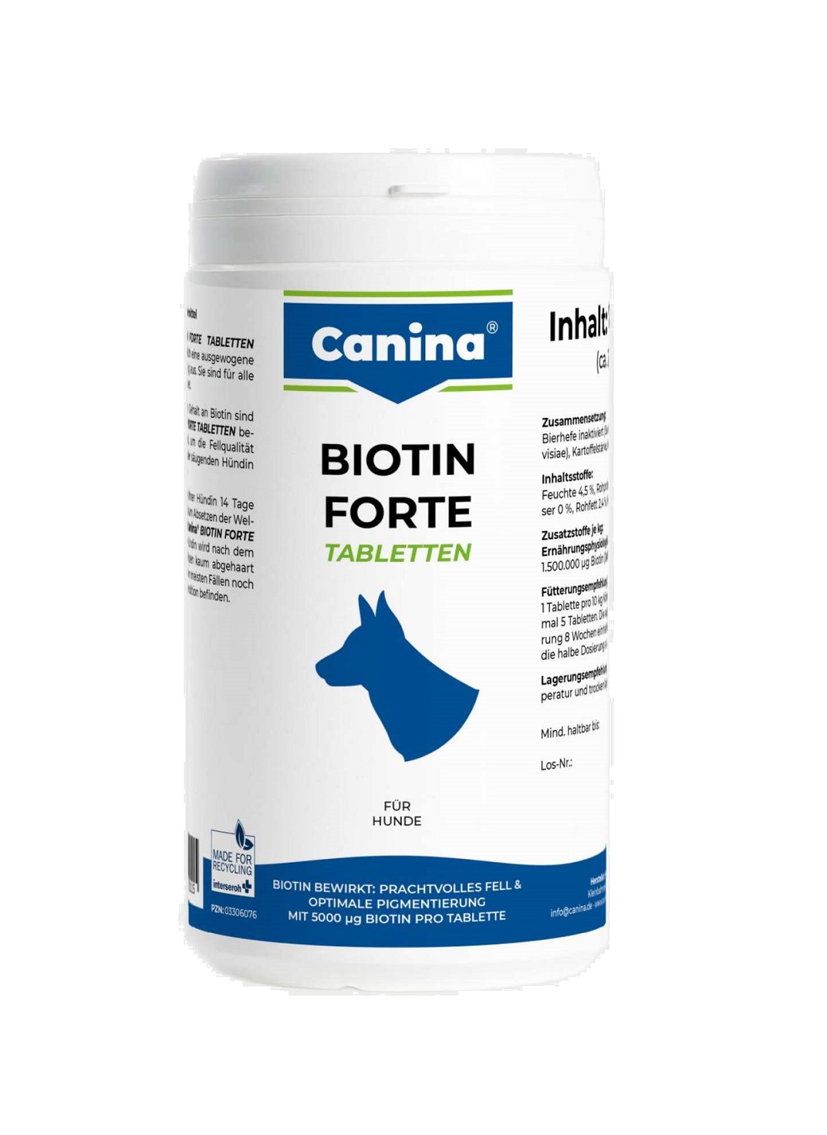 CANINA Biotin forte 210tbl.