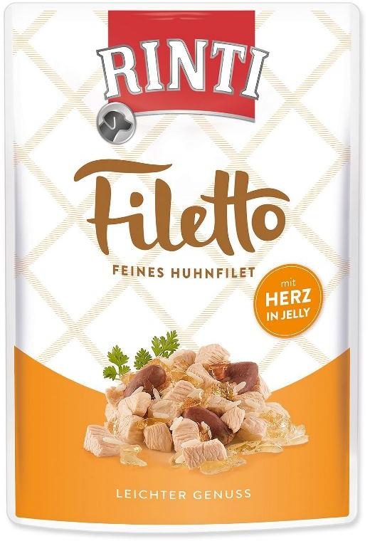 RINTI Filetto kuře & srdce v želé 100g