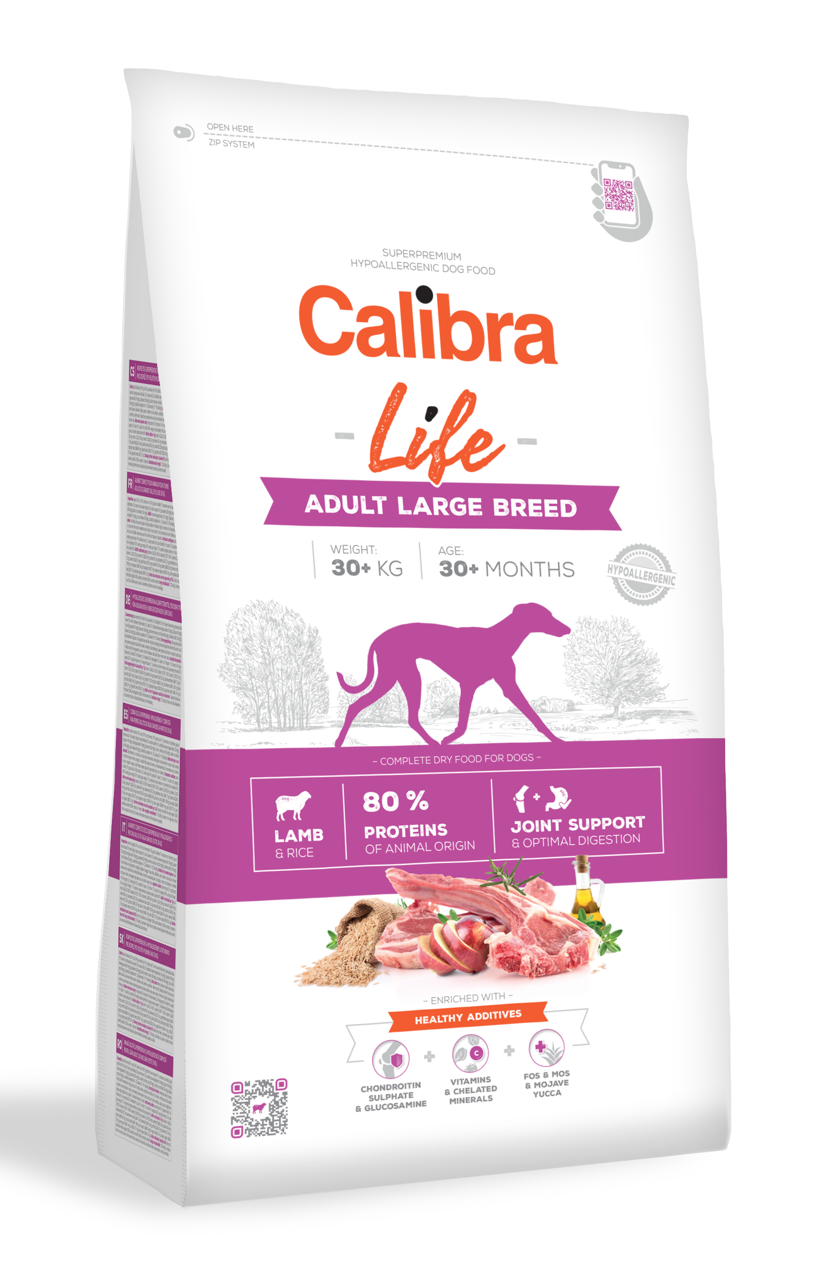 CALIBRA Dog Adult Large Breed Lamb 12 kg