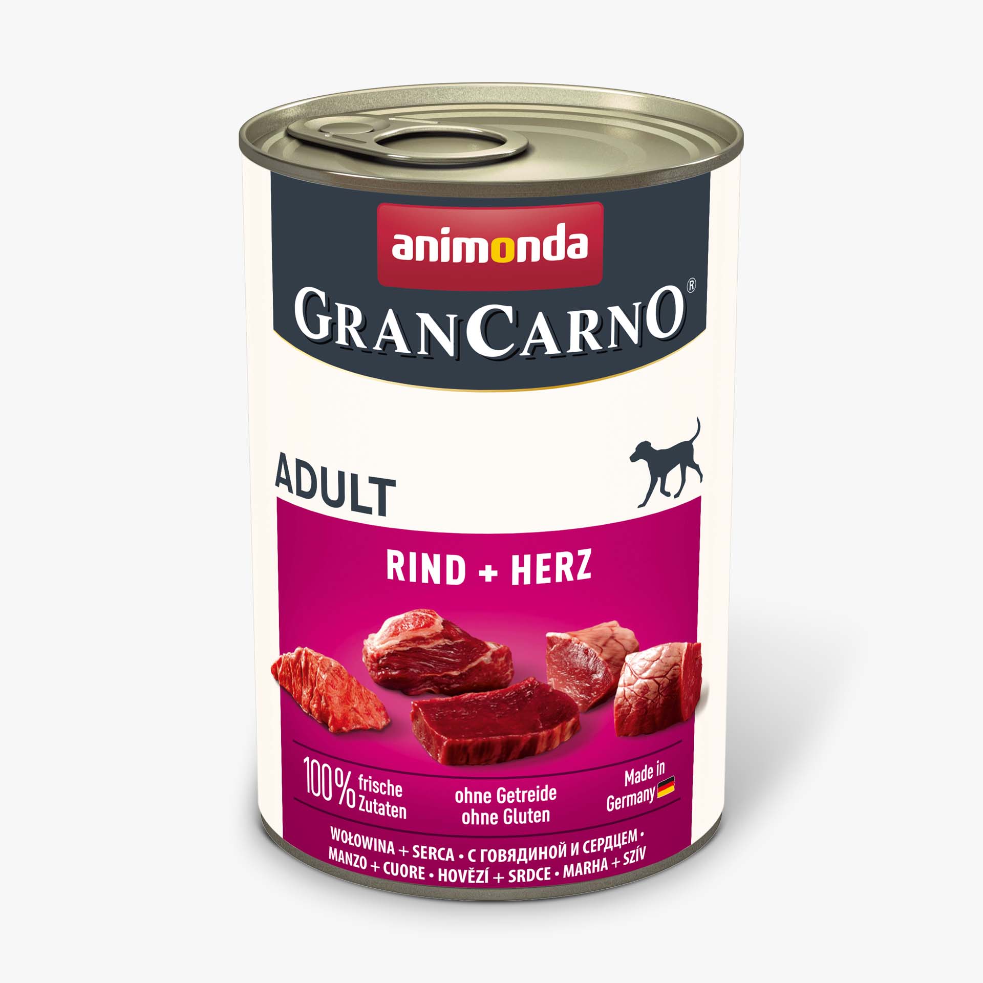 Animonda Grancarno Adult hovězí + srdce 400g