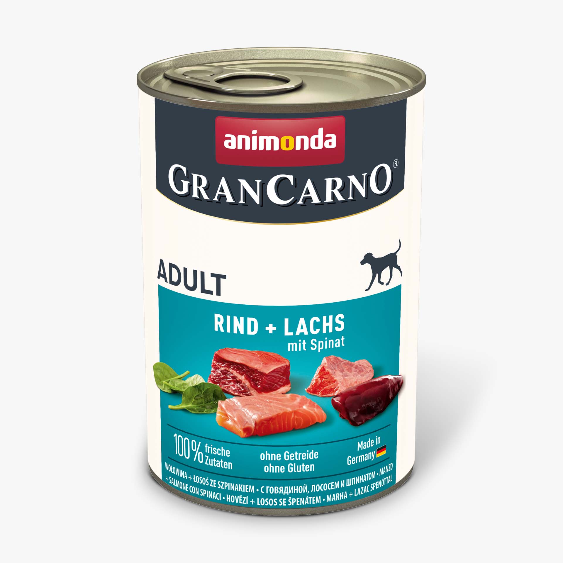 Animonda Grancarno Adult losos + špenát 400g