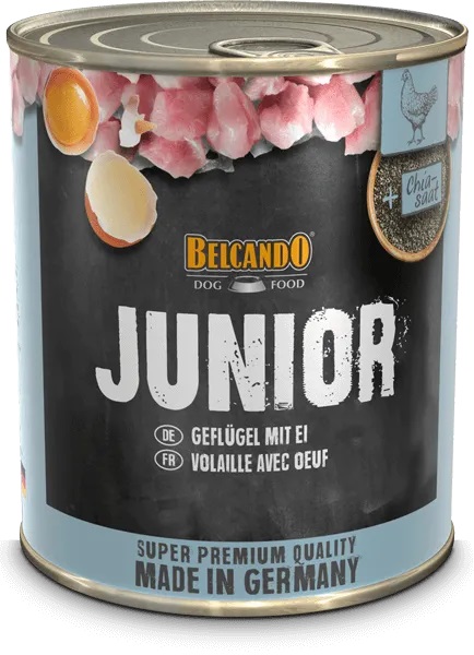 BELCANDO Junior drůbež s vejcem 800g