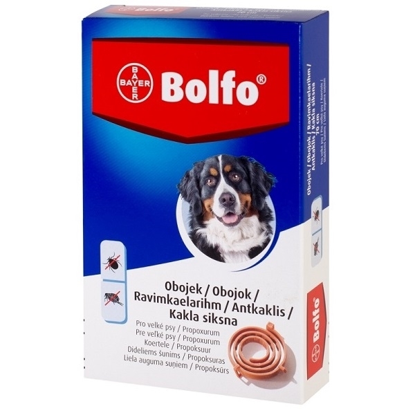 BOLFO antiparazitní obojek 70cm