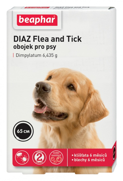 BEAPHAR obojek DIAZ Flea & Tick pro psy 65cm