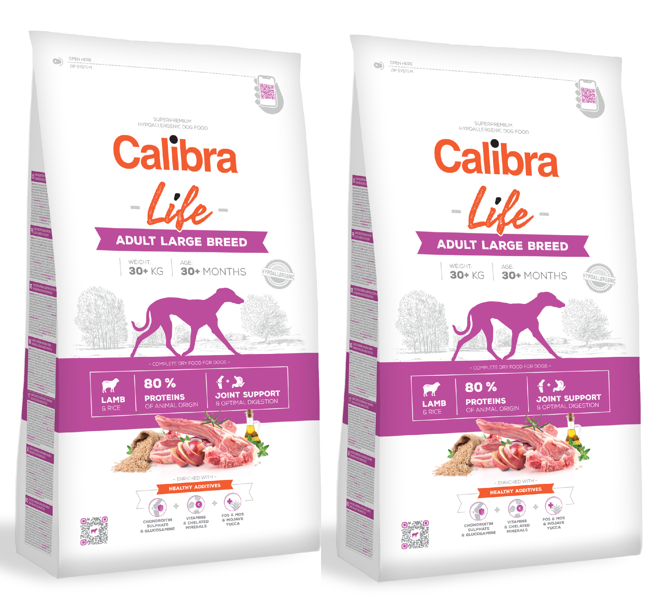 CALIBRA Dog HA Adult Large Breed Lamb 2 x 12 kg