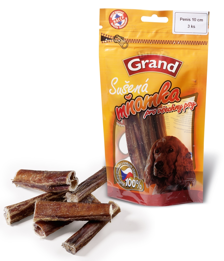 JESENIČAN s.r.o. GRAND Penis hovězí - 10cm (3ks)