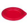 Cestovní silikonová miska sklapovací 2 l/22 cm - red