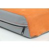 Matrace Aminela - 100x70x10cm half and half (šedá/oranžová)