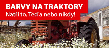 Barvy na traktory - Natři to teď nebo nikdy!