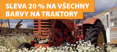 Barvy na traktory sleva 20 %
