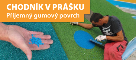Chodník v prášku