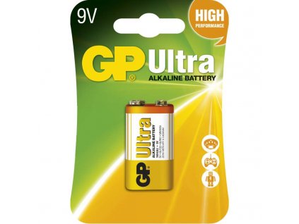 GP Alkalická baterie Ultra 9v, 1ks