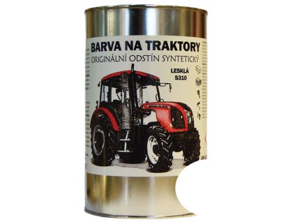 BARVY NA TRAKTORY ZETOR Originální odstín BÍLÁ lesklá, Syntetická (Velikost 1kg)