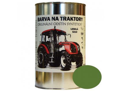 BARVY NA TRAKTORY ZETOR Originální odstín ZELENÁ TUNISIA lesklá, Syntetická