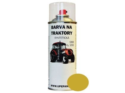 BARVY NA TRAKTORY ZETOR ve spreji syntetická, ŽLUTÁ lesklá 400ml