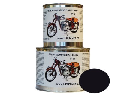 BARVY NA MOTORKY JAWA Originální 2-K UHS barva M100, RAL 5011 ocelová modrá (Velikost 0,15L set)