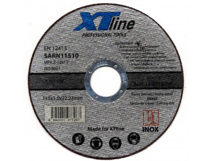 XTLINE kotouč řezný na nerez, ocel 115mm