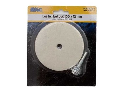 Leštící koutouč 100x12mm filc se stopkou