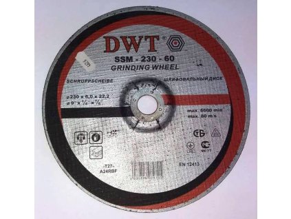 DWT SSM 230-60, 230x6mm brusný kotouč