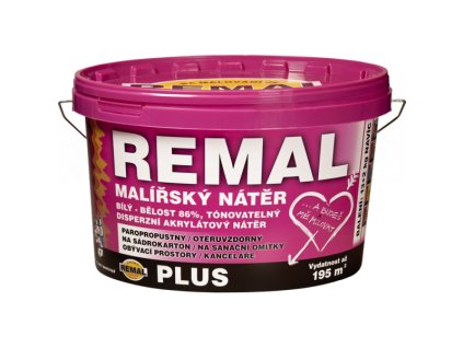 REMAL Plus - bílá malířská barva (Velikost 4 Kg)