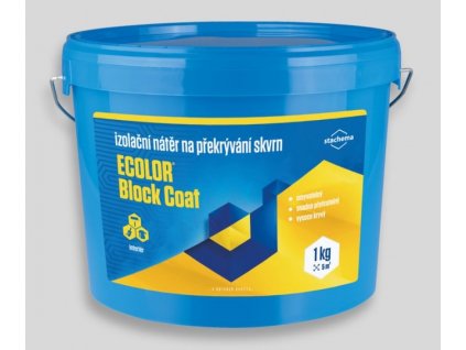 ECOLOR BLOCK COAT / EXIN BLOCK COAT izolační nátěr na zeď