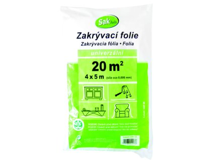 Zakrývací folie 4x5m slabá 0,005mm