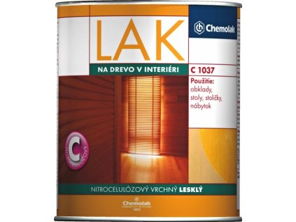 Nitrocelulozový lak C 1037 lesklý (Velikost 8 Kg)