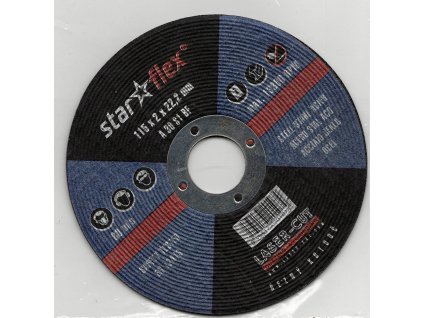 LASER CUT Řezný kotouč na ocel 115mm (Velikost 115 x 3 x 22,2mm)